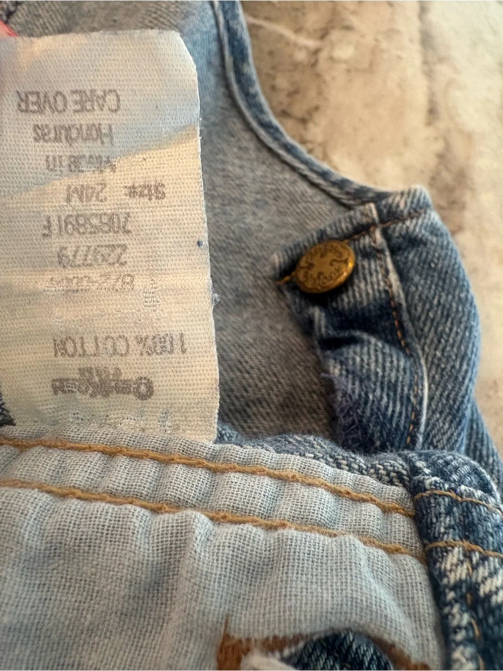 Osh Kosh Denim Carpenter Overalls Jeans Size 24 Months Cotton